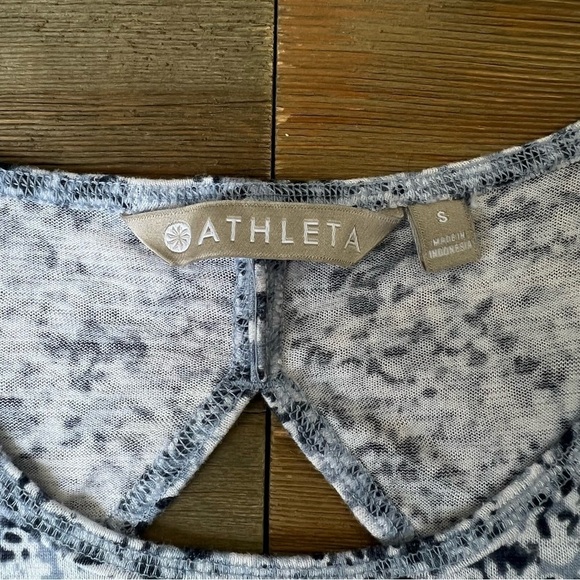 Athleta Breezy Printed Cutout Racerback Tank - Picture 8 of 9